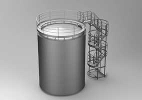 Подземный резервуар для нефтепродуктов 3 м³